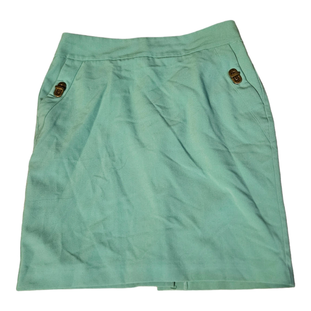 Worthington Size 4 Green Pencil Skirt
